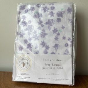 Burt’s Bees Jersey Fitted Crib Sheet